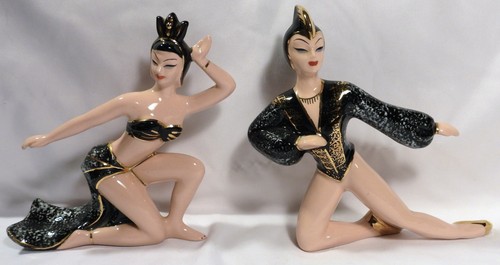 Nice vtg art - deco, exotic